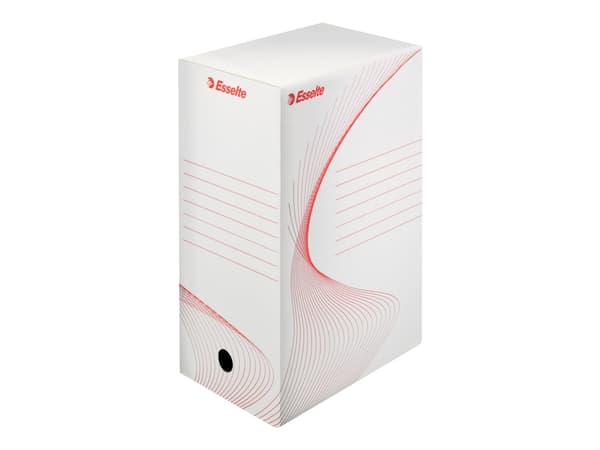 Esselte Standard - Boksfil - bokryggbredde: 150 mm - for A4, Foolscap - hvit