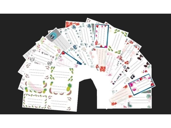 Evcorp Stickers for the Moderno/Fashion 25 mix notebook