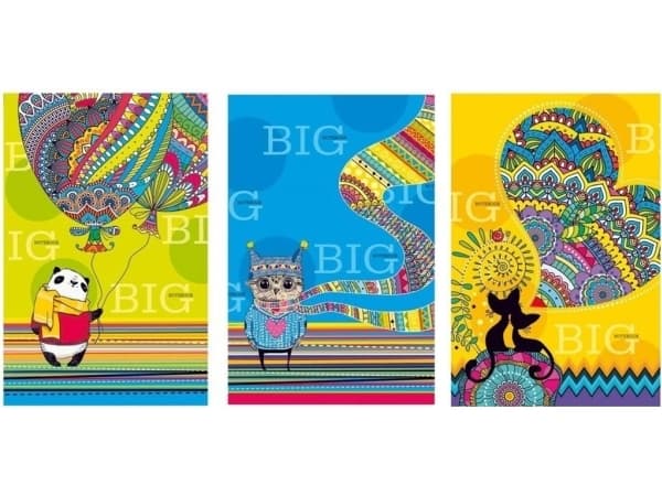 Fresh Decorative notebook A4/80K check