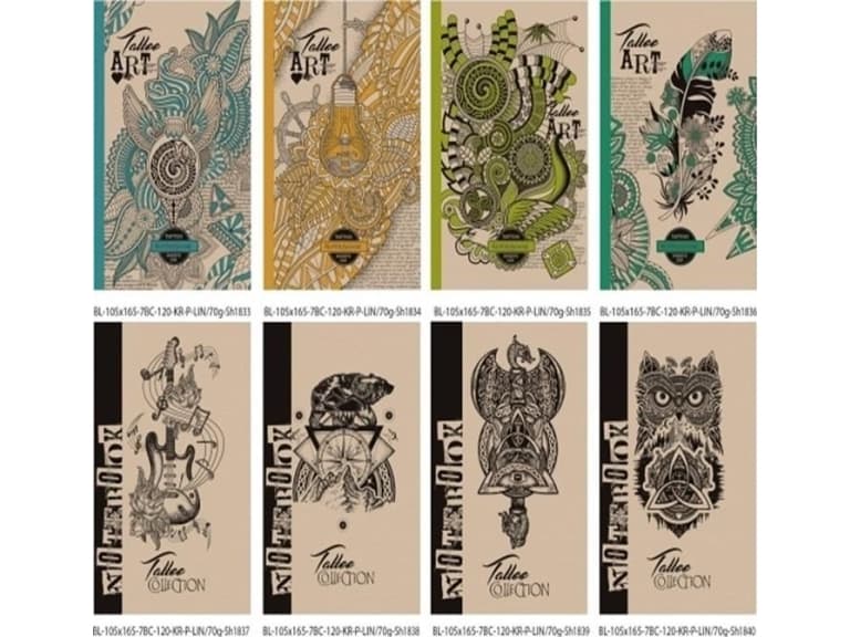 Fresh Notebook decorative 105x165/120K line TW FRESH