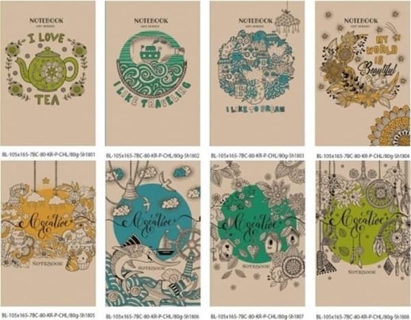 Fresh Notebook decorative 105x165/80K smooth TW FRESH