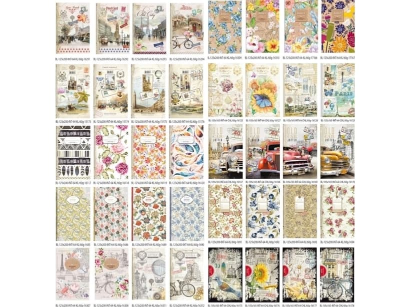 Fresh Decorative notebook 125x200/64K grille FRESH