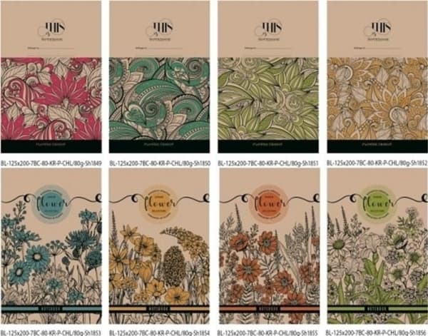 Fresh Decorative notebook 125x200/80K smooth TW FRESH