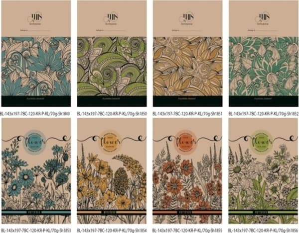 Fresh Decorative notebook 143x197/120K check TW FRESH