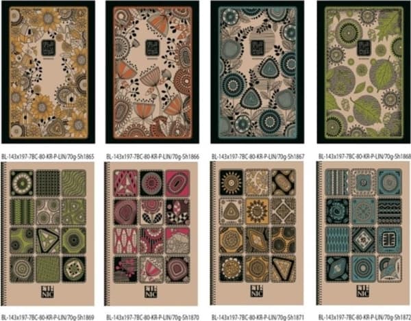 Fresh Decorative notebook 143x197/80K line TW FRESH
