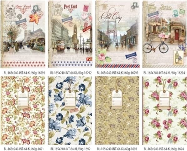 Fresh Decorative notebook 165x240/64K grille FRESH