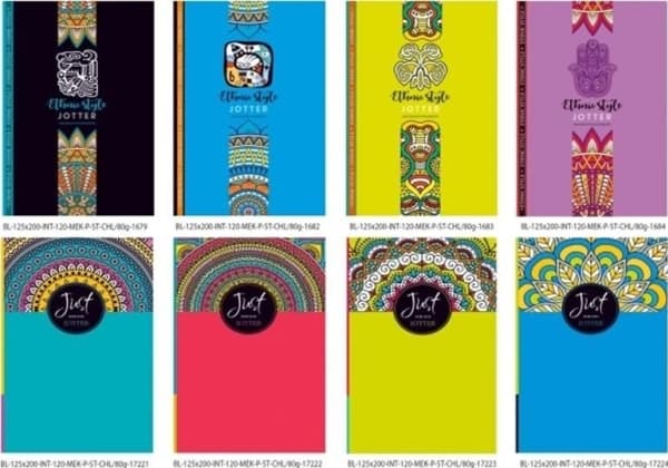 Fresh Decorative notebook B6/120K smooth stiffened FRESH