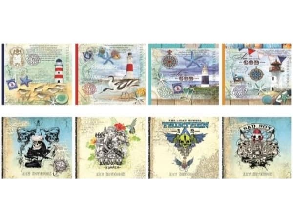 Fresh Decorative notebook 80 sheets square lines - WIKR-01004389