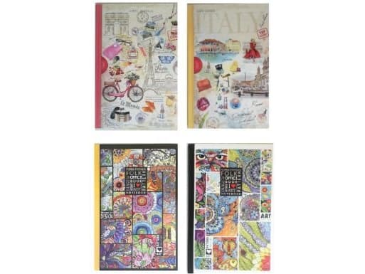 Fresh A4 decorative notebook 80 lined sheets