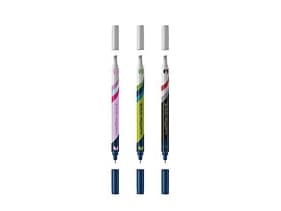 Herlitz Ink Eraser My.Pen 2pcs ass., Gelépenn med hette, Blå, Flerfarget, Plastikk, Plastikk, Ambidekstriøs