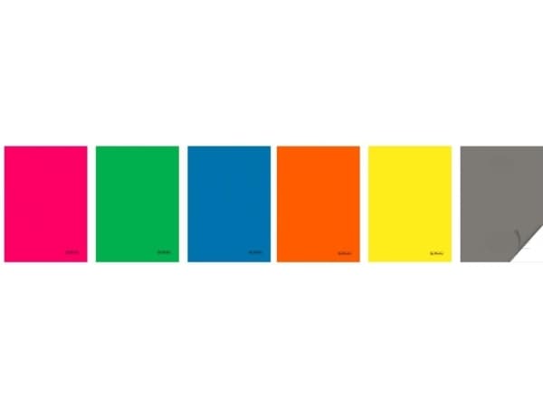 Herlitz Notebook A4/60K Colors check (5 pcs)