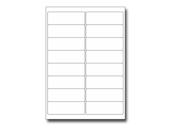 HERMA 10309, Valkoinen, Pyöristetty suorakulmio, Irroitettava, Paperi, Matta, Laser/Inkjet
