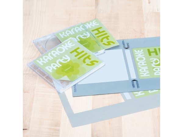 HERMA Spesial - Papir - matt - permanent selvklebende - hvit - 121,5 x 117,5 mm 50 etikett(er) (25 ark x 2) CD/DVD-omslagsetiketter
