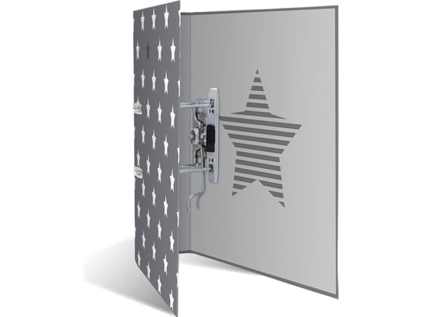 HERMA 7194, A4, Fotoark kartong, Grå, 7 cm, 1 stykker