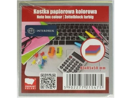 Interdruk Väripaperikuutio 85x85x50 mm (162631)