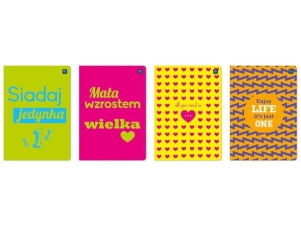 Interdruk Notebook A5 check Fluo mix (203419)