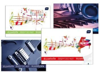 Interprint Print Notebook B5/16K mix wide line (10 pcs) (248338)