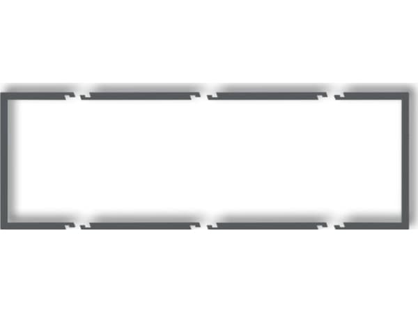 Karlik Trippel fyllningsram Deco serie, grafitmatt (28DRW-3)