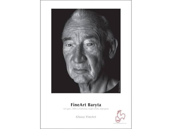 Hahnemühle FineArt Baryta A2, Korkea kiilto, 325 g/m², 0.41 µm, 35 - 65%, 10 - 30 °C, 50 - 86 ° F