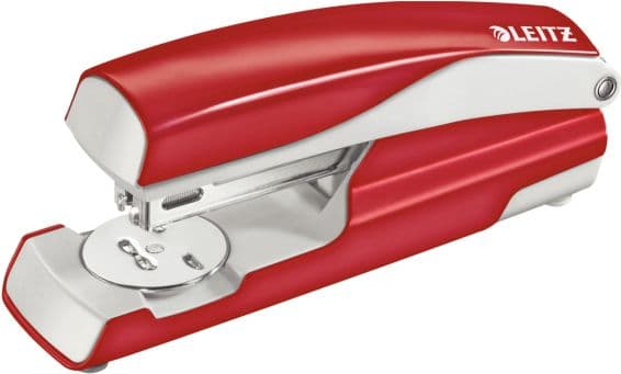 Leitz NeXXt - Häftapparat - 30 ark / 3 mm - 24/6, 26/6 - plast, metall - röd