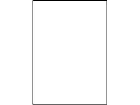 Logotypetiketter A4, matt vit, 10 st.