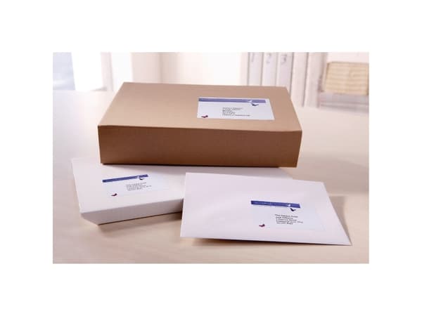 Avery L7168B-100 adressetikett 199,6x143,5mm vit BlockOut (200 st.)