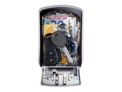 MASTER LOCK 5403EURD, Metalli, Musta, Harmaa, 1 koukku(a), Yhdistelmälukko, 105 x 51 x 146 mm, 79 x 42 x 117 mm