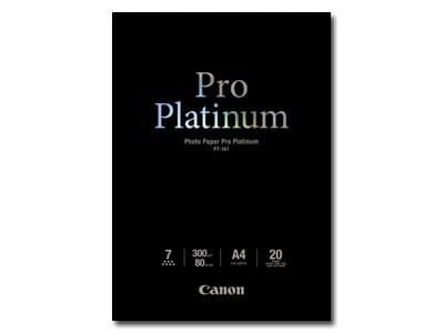 Canon Photo Paper Pro Platinum - A4 (210 x 297 mm) - 300 g/m² - 20 ark fotopapir - for PIXMA iP3600, MP240, MP480, MP620, MP980