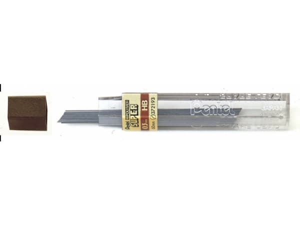 Pentel 300-HB, HB, Sort, 0,3 mm, 12 stykker
