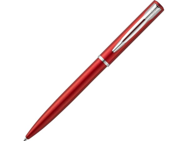Waterman 2068193, Fastklämbar och indragbar penna, Röd, Blå, Rostfritt stål, Krom, Ambidextrous