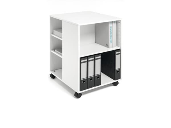 Durable 3113-47, Multimediavogn, Tre, Melamine, 25 kg, 6 hyller, 4 hjul