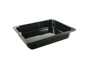 Bakke 1/2 GN 2325-1A 3350 ml 325x265x50 mm CPET Sort,116 stk/krt