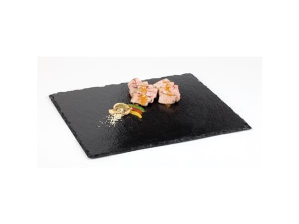Serveringsplade 1/2 GN 32.5x26.5 cm Naturskifer,stk