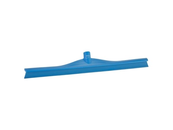 Gulvskraber, Vikan, 60x8x9,5cm, blå, TPE gummi/PP, 60 cm, med enkeltblad