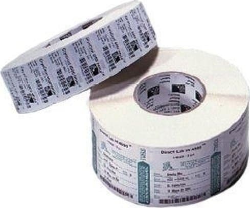 Zebra Z-Ultimate 3000T - Polyester - blank - permanent häftning - vit - 25.4 x 76.2 mm 31080 etikett (er) (6 rulle/rullar x 5180) tejp - för PAX 110;