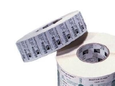 Zebra Z-Ultimate 3000T - Polyester - blank - permanent häftning - vit - 25.4 x 76.2 mm 31080 etikett (er) (6 rulle/rullar x 5180) tejp - för PAX 110;