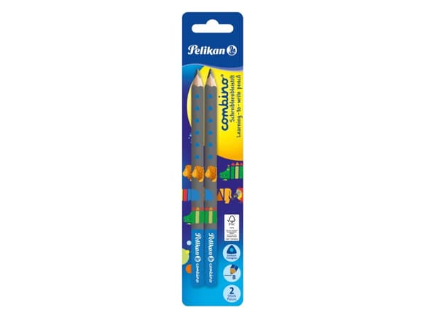 Pelikan 811187, B, Blå, Triangulär, Blåsa, 2 styck