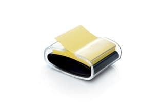 Dispenser for Z-Notes + 1 stk. Z-Notes 76x76 mm gul