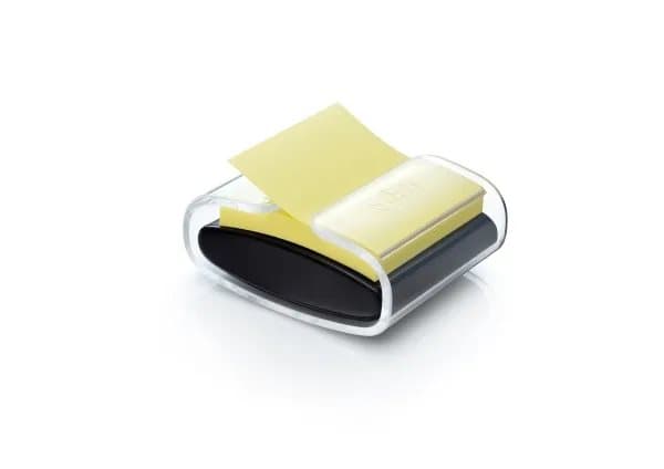 Dispenser for Z-Notes + 1 stk. Z-Notes 76x76 mm gul