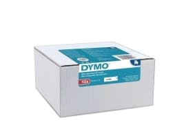 DYMO D1 Standard - Polyester - selv-adhesiv - svart på hvitt - 7 x 19 mm 1 rull(er) etikettmagasin (en pakke 10) - for LabelMANAGER 350, 360, 400, 42