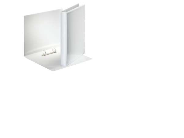 Esselte ESSENTIALS - Presentationsringpärm - ryggbredd: 38 mm - för A4 (210 x 297 mm) - kapacitet: 190 ark - vit