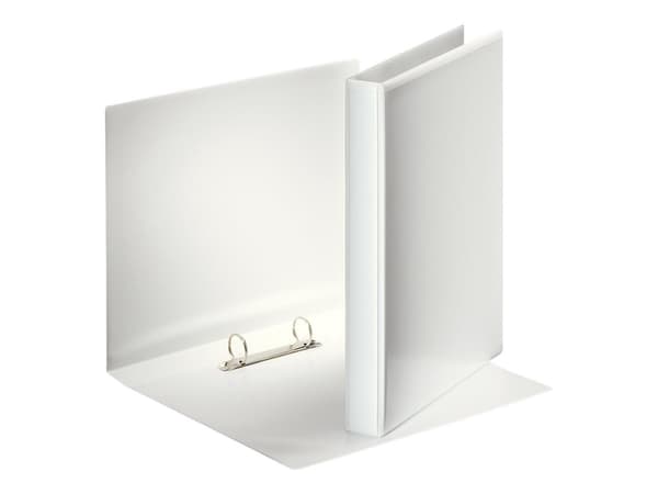 Esselte ESSENTIALS - Presentationsringpärm - ryggbredd: 38 mm - för A4 (210 x 297 mm) - kapacitet: 190 ark - vit