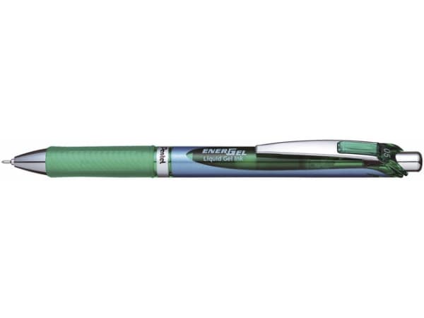 Rollerpen Pentel Energel grön 0,5mm BLN75 - (12 st.)