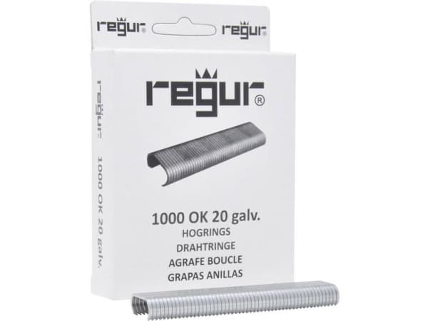 Regur 60714 Trådtringe 1000 stk Dimensioner (L x B) 10 mm x 90 mm