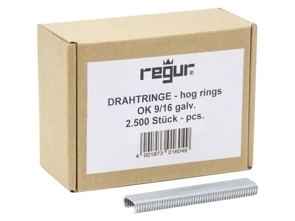 Regiur OK 9/16 öljynauha sinkitty Regur 60724 2500 kpl