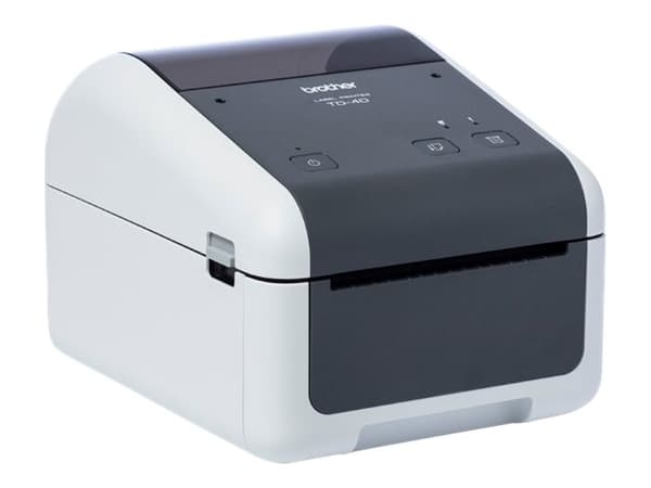 Brother TD-4410D - Etikettskriver - direktetermisk - Rull (11,8 cm) - 203 x 203 dpi - inntil 203.2 mm/sek - USB 2.0, seriell
