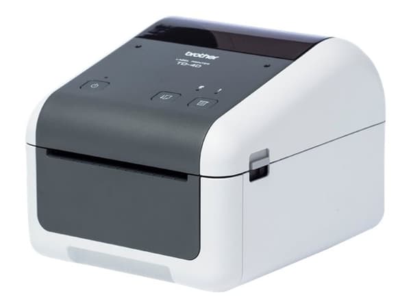 Brother TD-4410D - Etikettskriver - direktetermisk - Rull (11,8 cm) - 203 x 203 dpi - inntil 203.2 mm/sek - USB 2.0, seriell