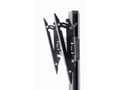 Miniatyrbilde 3 av 5: EDBAK Premium Series - Vogn - moderne - for flatpanel - videokonferansetralle - aluminium - svart - skjermstørrelse: 75"-86"