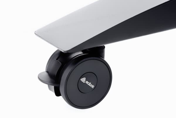EDBAK Premium Series - Vogn - moderne - for flatpanel - videokonferansetralle - aluminium - svart - skjermstørrelse: 75"-86"