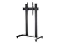 Miniatyrbilde 1 av 5: EDBAK Premium Series - Vogn - moderne - for flatpanel - videokonferansetralle - aluminium - svart - skjermstørrelse: 75"-86"